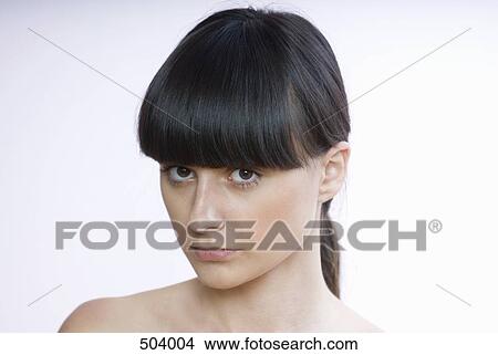 Picture - A portrait of a young woman. Fotosearch
