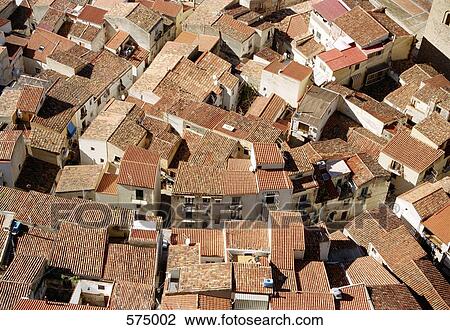 Stock Image - View over rooftops. Fotosearch