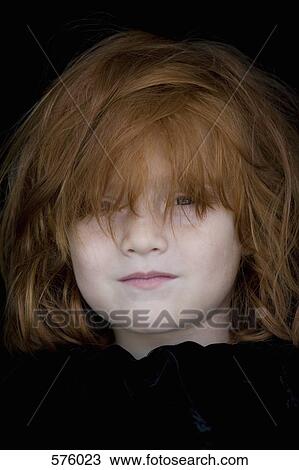 Portrait of a girl with red hair View Large Photo Image Stock Image - Portrait of a girl with red hair. Fotosearch