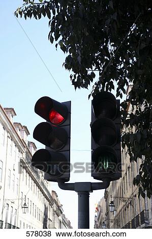 A red stoplight and a green stoplight, Rossio, Lisbon, Portugal View Large Photo Image Stock Photo - A red stoplight and a green stoplight, Rossio, Lisbon, Portugal. Fotosearch