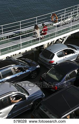 Car Ferry View Large Photo Image Stock Photo - Car Ferry. Fotosearch