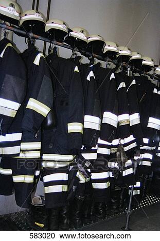 Firefighters' uniforms View Large Photo Image Stock Image - Firefighters' uniforms. Fotosearch