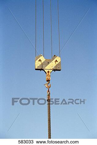 Hook of a crane View Large Photo Image Stock Image - Hook of a crane. Fotosearch