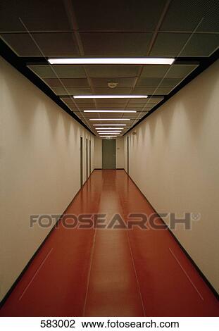 Long, empty hallway View Large Photo Image Stock Image - Long, empty hallway. Fotosearch