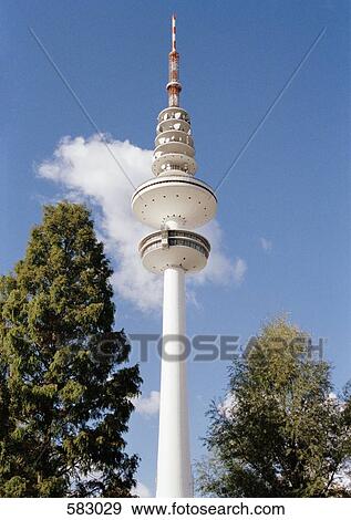 Television Tower, Hamburg, Germany View Large Photo Image Stock Photo - Television Tower, Hamburg, Germany. Fotosearch