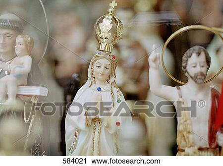 Christian statuettes View Large Photo Image Stock Image - Christian statuettes. Fotosearch