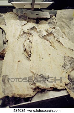 Dried and salted cod on a stall View Large Photo Image Stock Photography - Dried and salted cod on a stall. Fotosearch