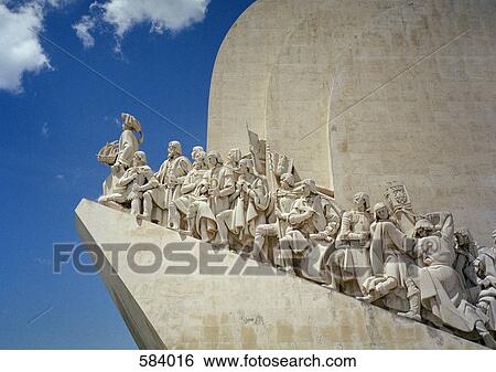 Monument to the Discoveries, Lisbon, Portugal View Large Photo Image Stock Photograph - Monument to the Discoveries, Lisbon, Portugal. Fotosearch