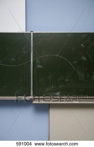 A line drawn on a blackboard View Large Photo Image Picture - A line drawn on a blackboard. Fotosearch