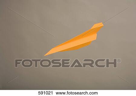 Stock Image - A paper aero plane. Fotosearch
