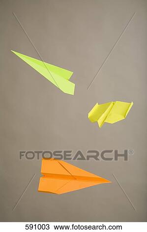 Stock Image - Paper airplanes. Fotosearch