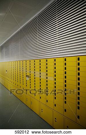 Stock Image - Safety deposit boxes. Fotosearch
