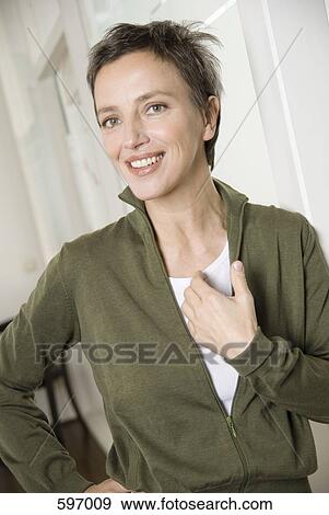 A Portrait of a Mature Woman View Large Photo Image Stock Photo - A Portrait of a Mature Woman. Fotosearch