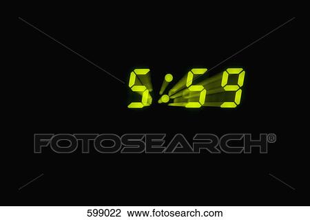 A digital clock View Large Photo Image Stock Image - A digital clock. Fotosearch