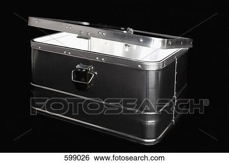 Stock Photograph - A metal box. Fotosearch