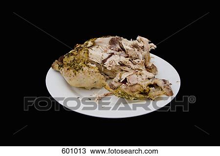Cooked chicken on a plate View Large Photo Image Stock Image - Cooked chicken on a plate. Fotosearch