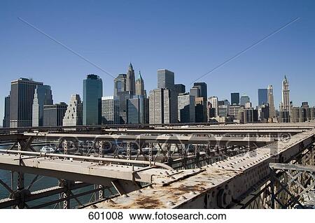 Manhattan skyline, New York City View Large Photo Image Stock Photo - Manhattan skyline, New York City. Fotosearch
