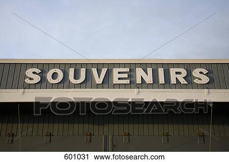 'Souvenirs' sign View Large Photo Image Stock Image - 'Souvenirs' sign. Fotosearch