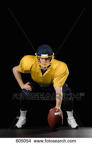 An American football player View Large Photo Image Picture - An American football player. Fotosearch
