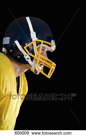 An American football player View Large Photo Image Stock Photo - An American football player. Fotosearch