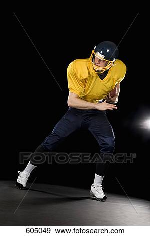 An American football player View Large Photo Image Stock Photo - An American football player. Fotosearch