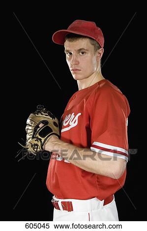Portrait of a baseball pitcher View Large Photo Image Stock Photography - Portrait of a baseball pitcher. Fotosearch