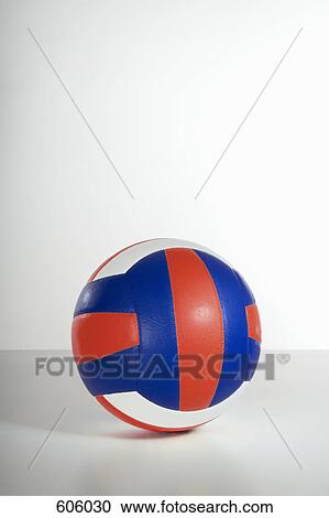 Stock Image - Studio shot of a volleyball. Fotosearch