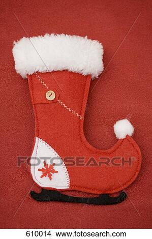 A Christmas stocking decoration View Large Photo Image Picture - A Christmas stocking decoration. Fotosearch
