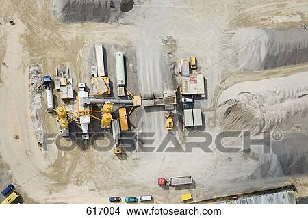 Aerial view of a construction site View Large Photo Image Picture - Aerial view of a construction site. Fotosearch