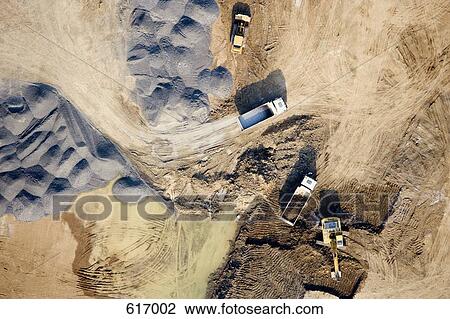 Aerial view of a construction site View Large Photo Image Stock Image - Aerial view of a construction site. Fotosearch