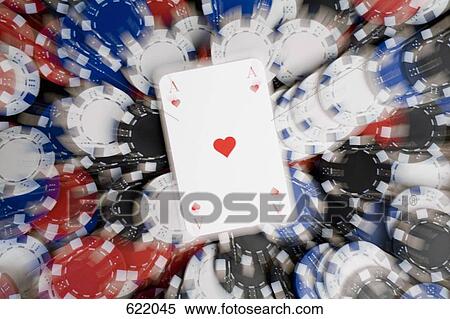 Gambling chips and an ace card View Large Photo Image Stock Photography - Gambling chips and an ace card. Fotosearch