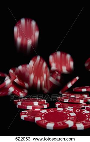 Stock Image - Gambling chips. Fotosearch