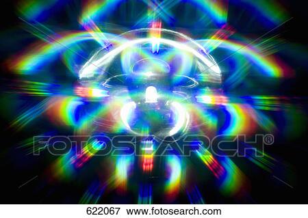 The spectrum of colors shining from a light View Large Photo Image Stock Photo - The spectrum of colors shining from a light. Fotosearch