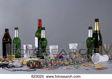 A messy table after a party View Large Photo Image Stock Photography - A messy table after a party. Fotosearch