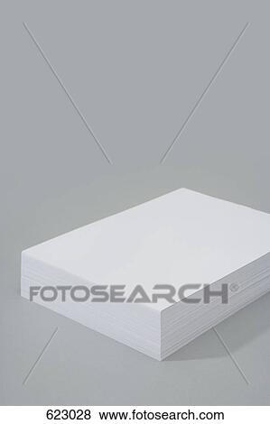 A stack of white paper View Large Photo Image Stock Photo - A stack of white paper. Fotosearch