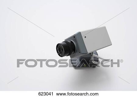 Stock Image - A surveillance camera. Fotosearch