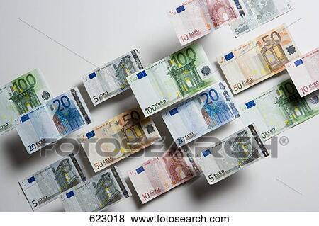 Euro Banknotes View Large Photo Image Stock Photo - Euro Banknotes. Fotosearch