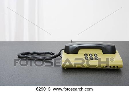 A landline telephone View Large Photo Image Stock Image - A landline telephone. Fotosearch