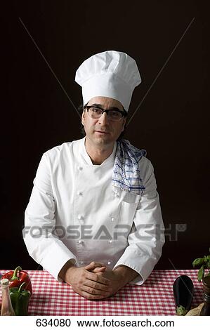 Stereotypical chef View Large Photo Image Stock Image - Stereotypical chef. Fotosearch
