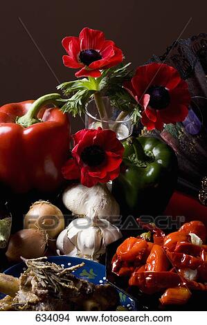 Stereotypical Spanish cultural items, food and ingredients, close up View Large Photo Image Picture - Stereotypical Spanish cultural items, food and ingredients, close up. Fotosearch