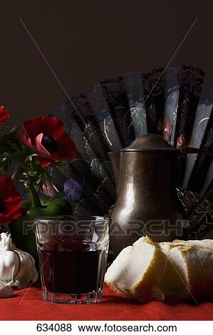 Stereotypical Spanish cultural items and ingredients View Large Photo Image Stock Photo - Stereotypical Spanish cultural items and ingredients. Fotosearch