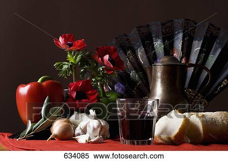 Stereotypical Spanish cultural items and ingredients View Large Photo Image Stock Photography - Stereotypical Spanish cultural items and ingredients. Fotosearch