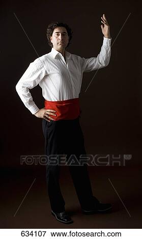Stock Photo - Stereotypical Spanish man in traditional clothing. Fotosearch