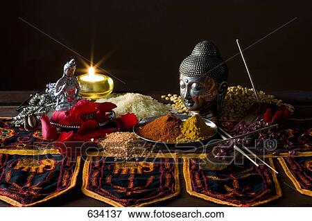 Typical Indian cuisine ingredients View Large Photo Image Stock Photo - Typical Indian cuisine ingredients. Fotosearch
