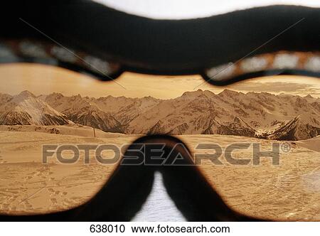View of a mountain range through a skier’s goggles View Large Photo Image Stock Image - View of a mountain range through a skier’s goggles. Fotosearch