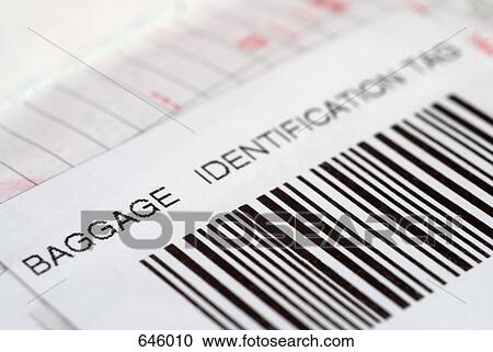 Close up of a baggage identification tag View Large Photo Image Stock Image - Close up of a baggage identification tag. Fotosearch