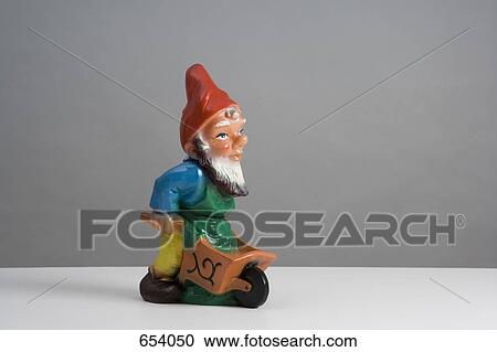 Stock Image - A garden gnome. Fotosearch