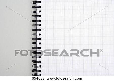 A spiral notebook View Large Photo Image Stock Photo - A spiral notebook. Fotosearch