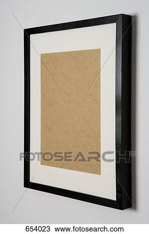Stock Image - An empty picture frame. Fotosearch