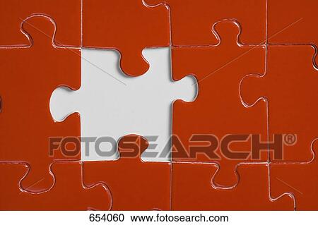 Missing piece in a red jigsaw puzzle View Large Photo Image Stock Image - Missing piece in a red jigsaw puzzle. Fotosearch